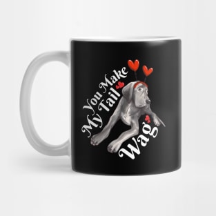 You Make My Tail Wag Funny Labrador Valentines Day Mug